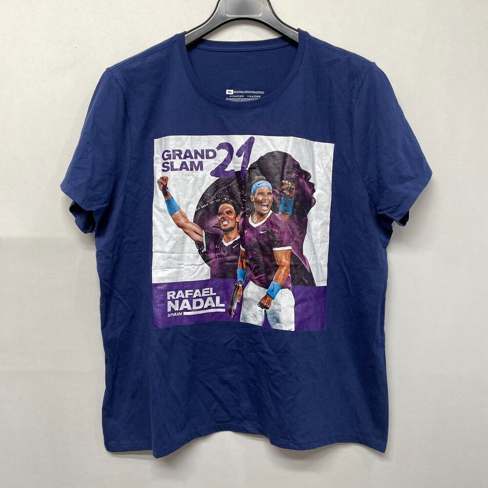 Rafael Nadal Grand Slam 21 Women T-Shirt Tee Size XXL 2XL B364 -30